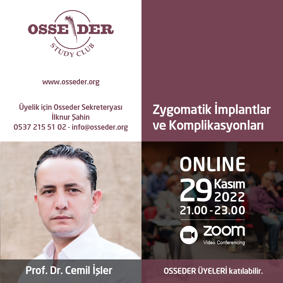 29 Kasım 2022 - Prof. Dr. Cemil İşler