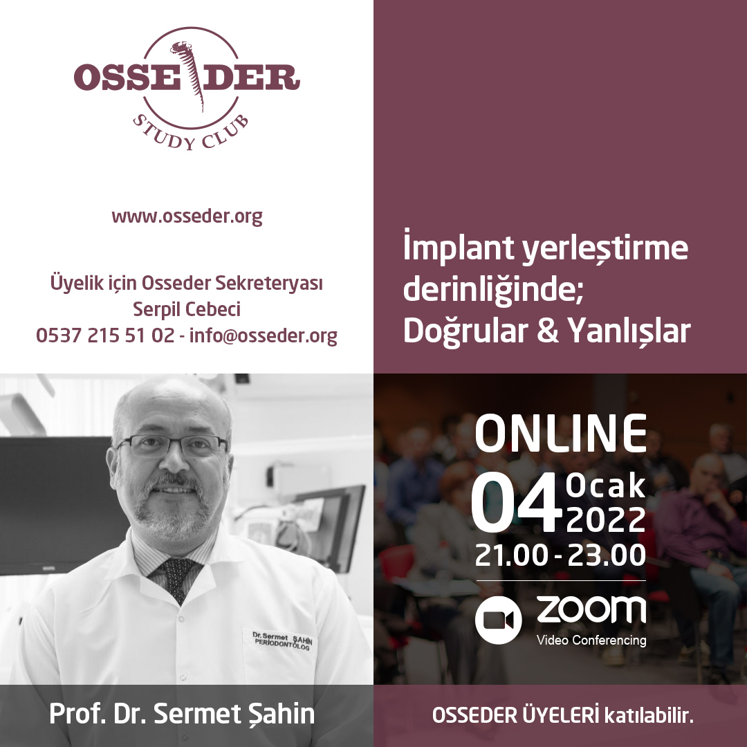 4 Ocak 2022 - Prof. Dr. Sermet Şahin