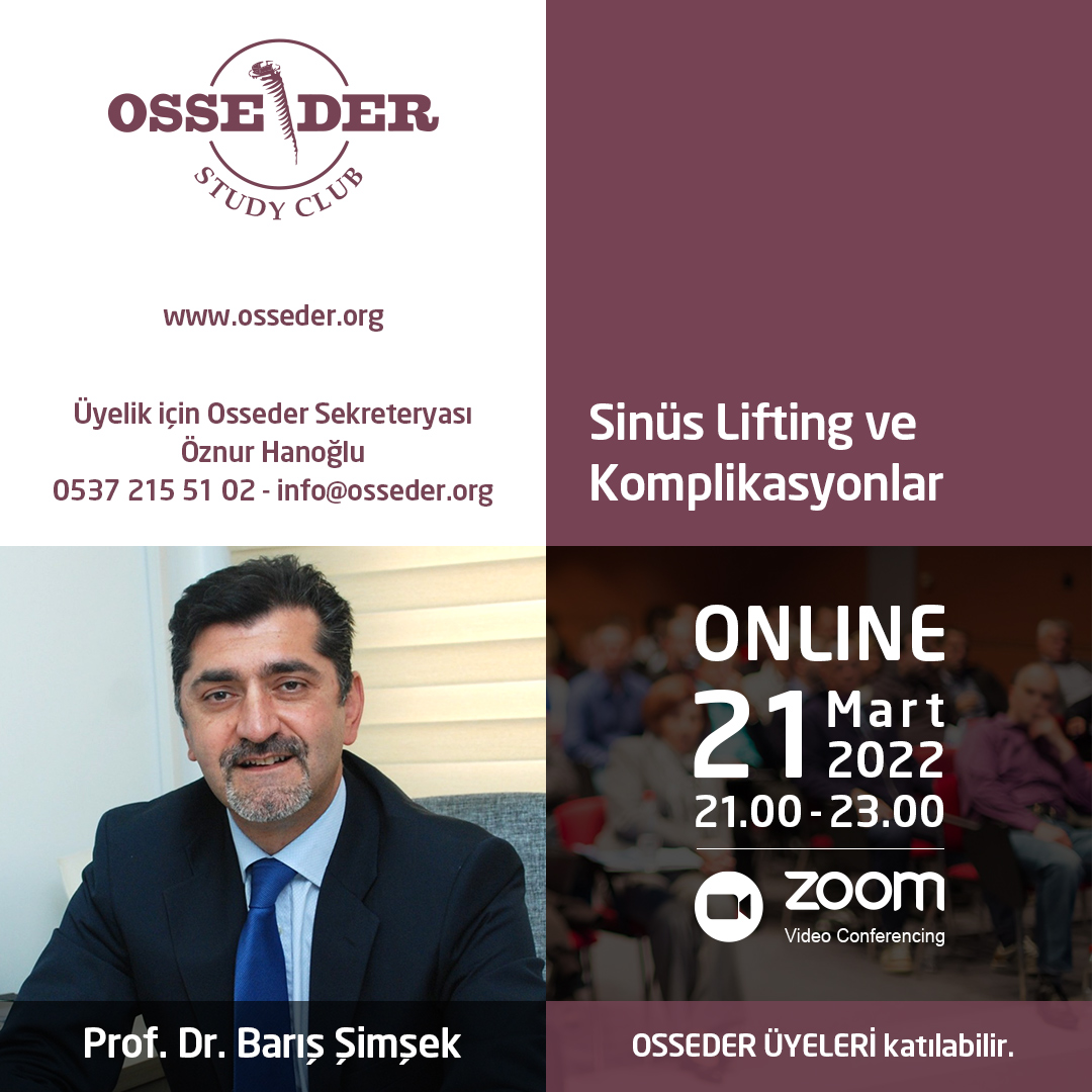 21 Mart 2022 - Prof. Dr. Barış Şimşek