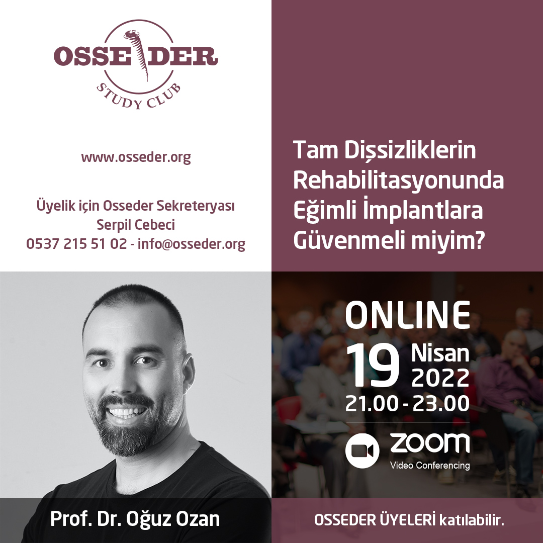 19 Nisan 2022 - Prof. Dr. Oğuz Ozan