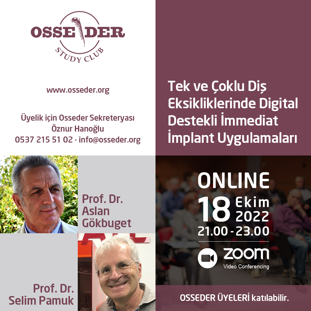 18 Ekim 2022 - Prof. Dr. Aslan Gökbuget ve Prof. Dr. Selim Pamuk