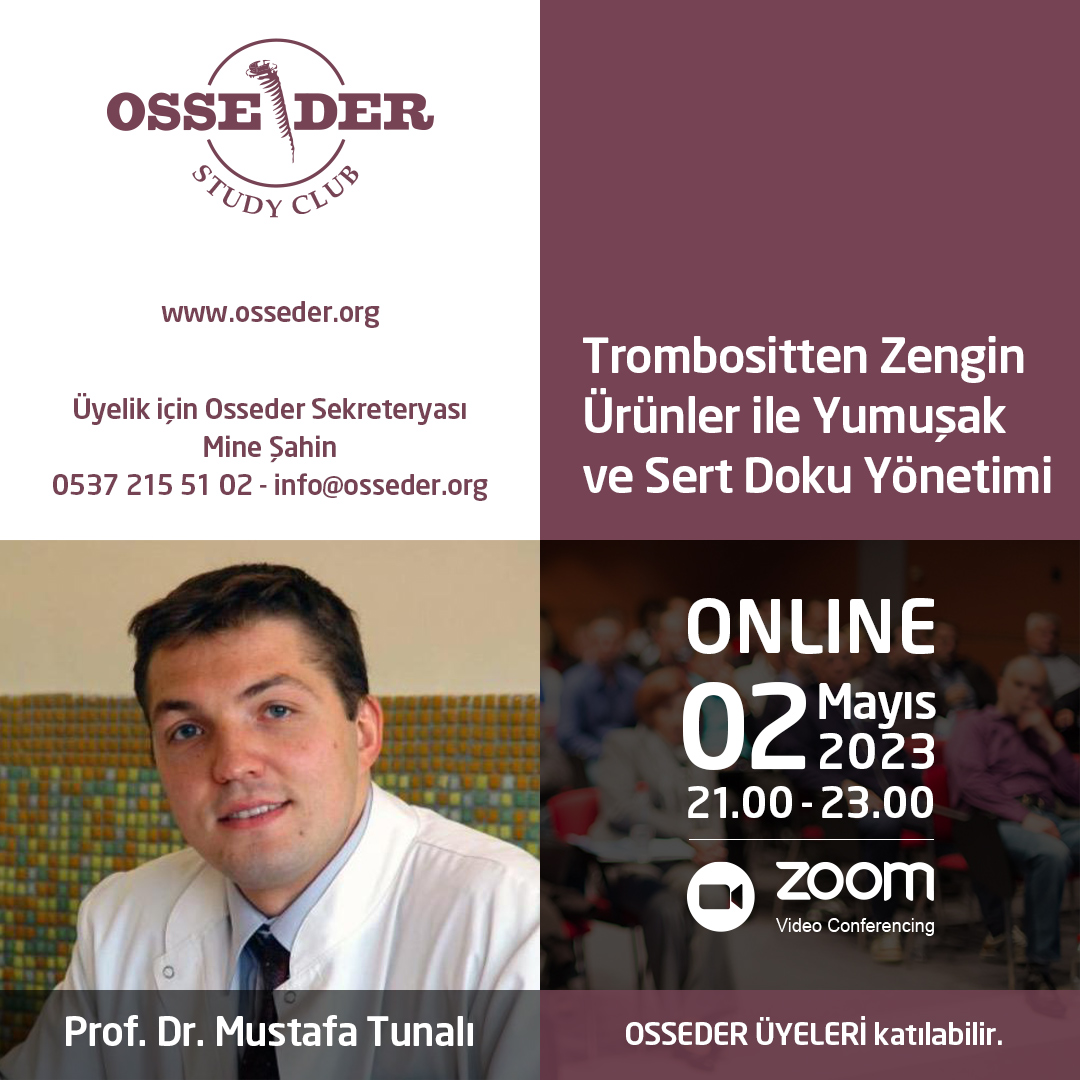 2 Mayıs 2023 - Prof. Dr. Mustafa Tunalı